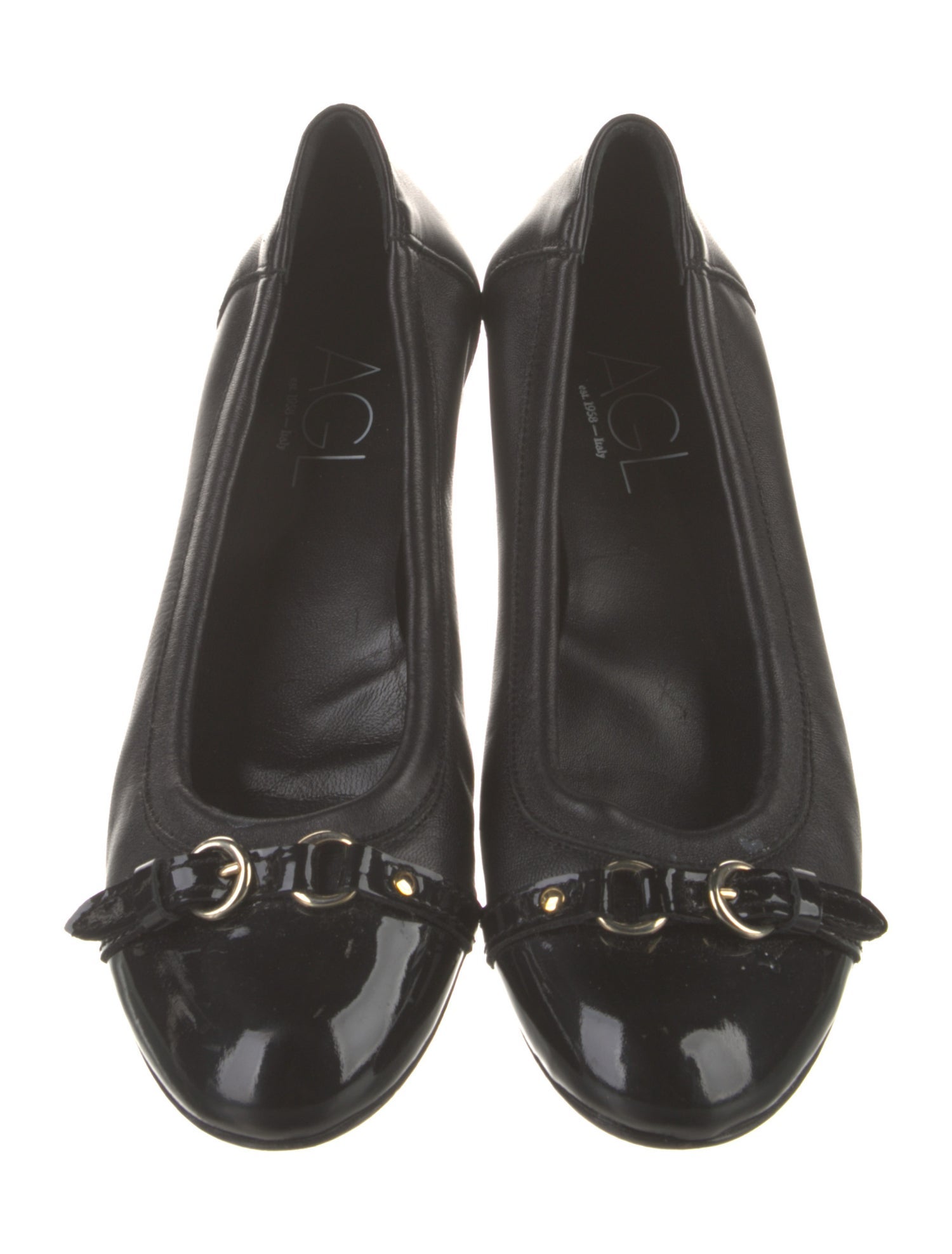 AGL Leather Ballet Flats